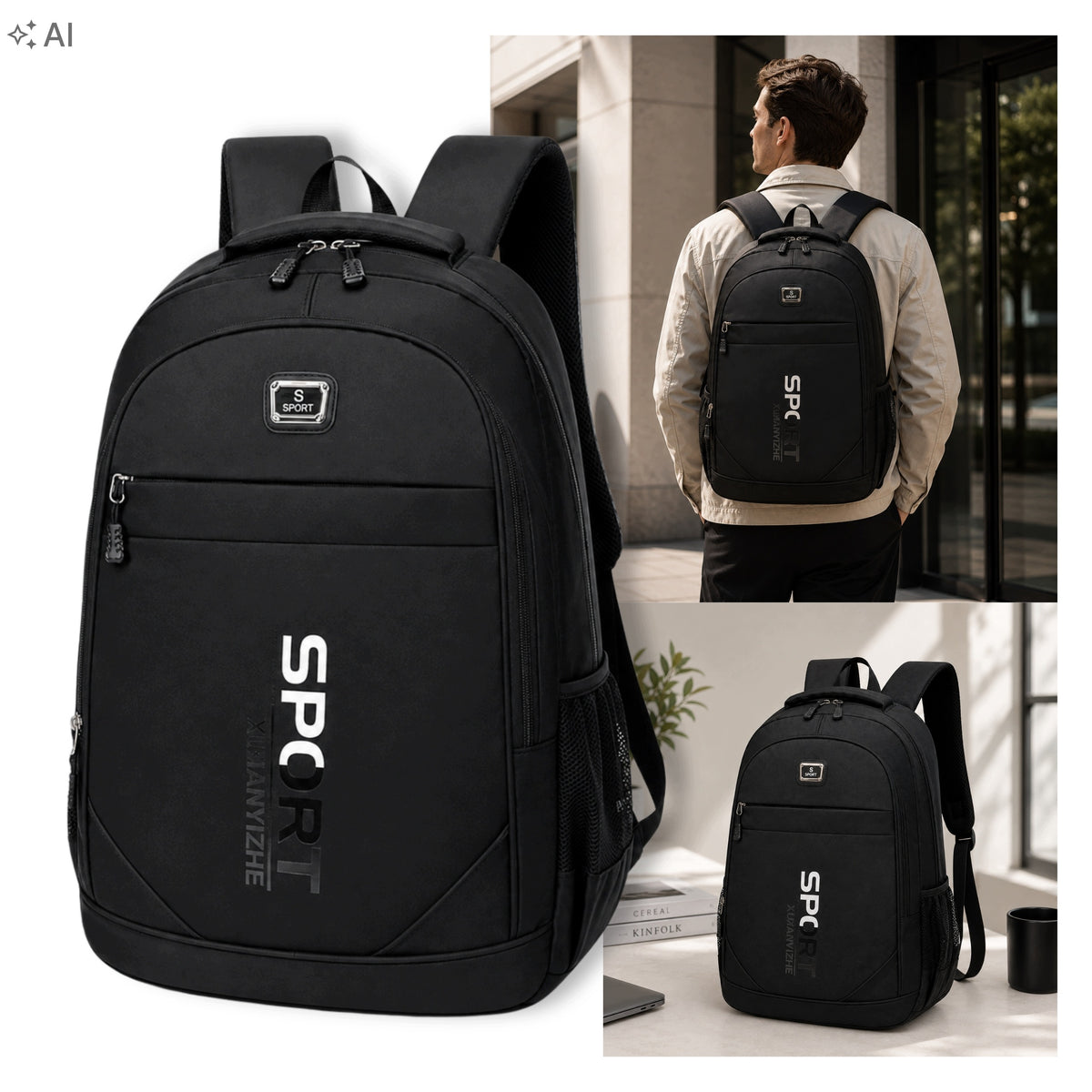 School BACKPACK Waterproof Spacious Sports City Laptop