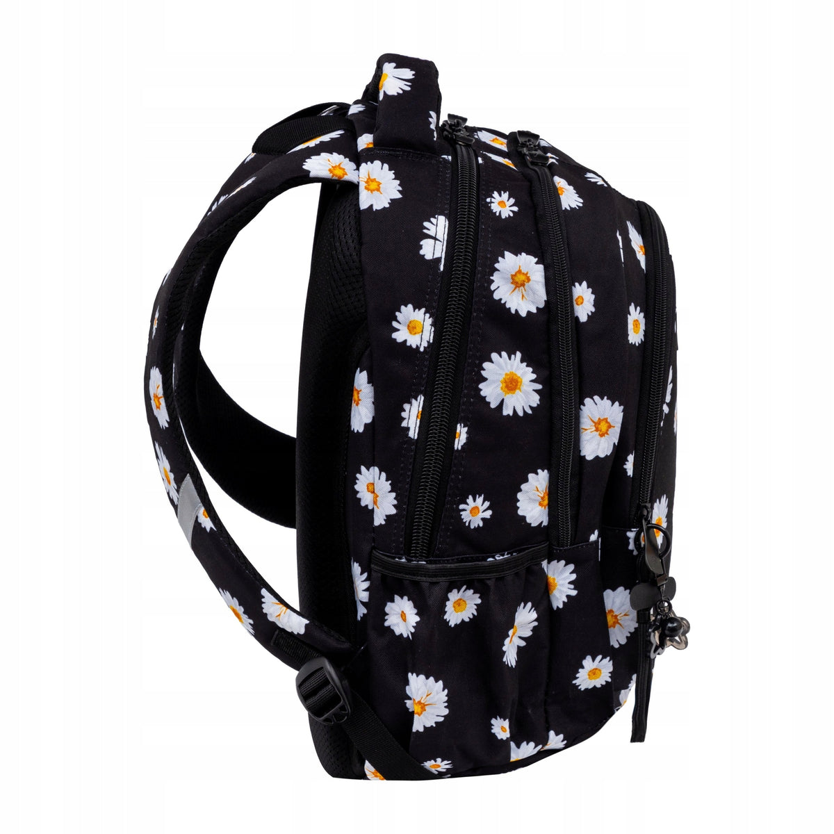 School BACKPACK White Flowers Daisies Daisy Brand Head