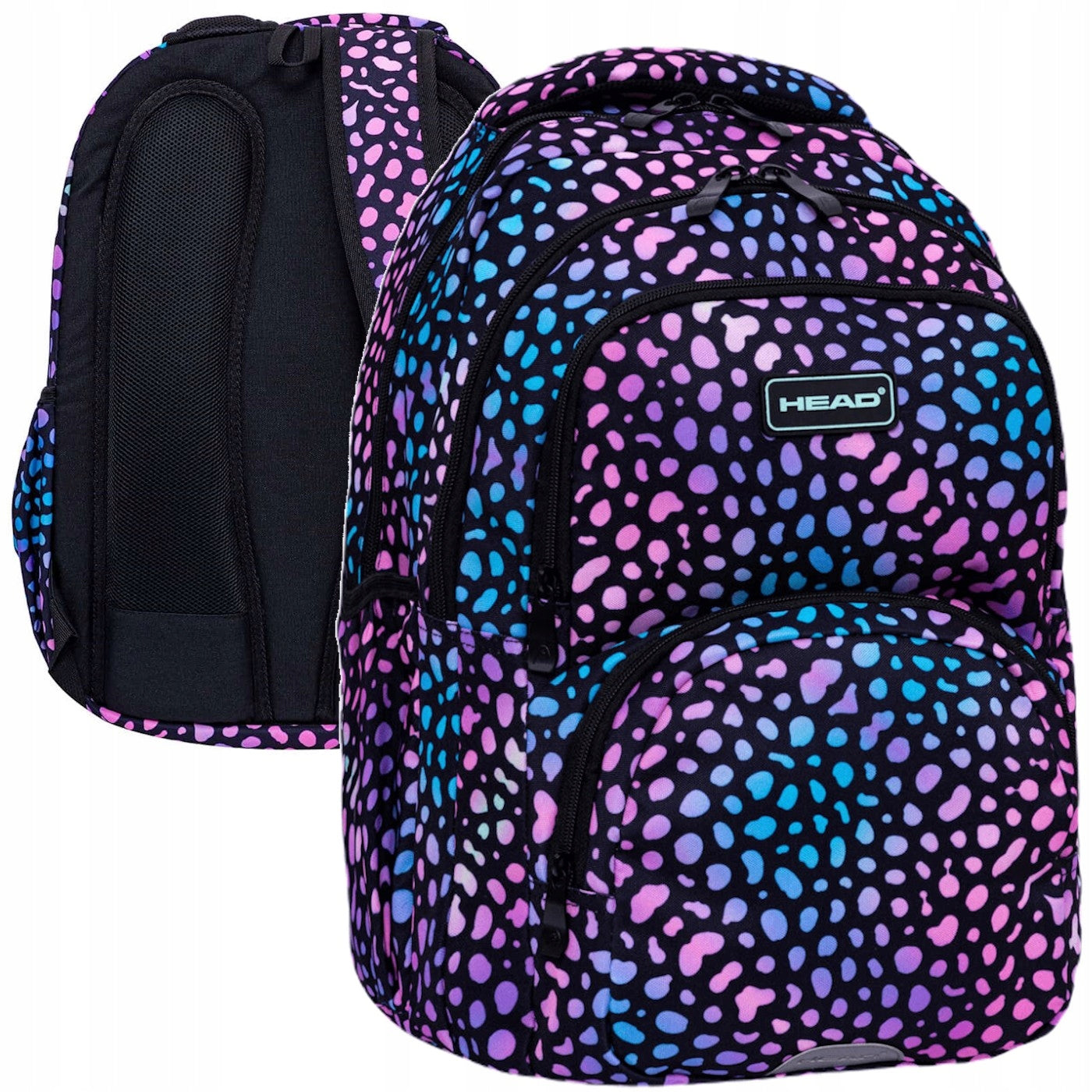 School BACKPACK Youth Colorful Stones HEAD Gemstone
