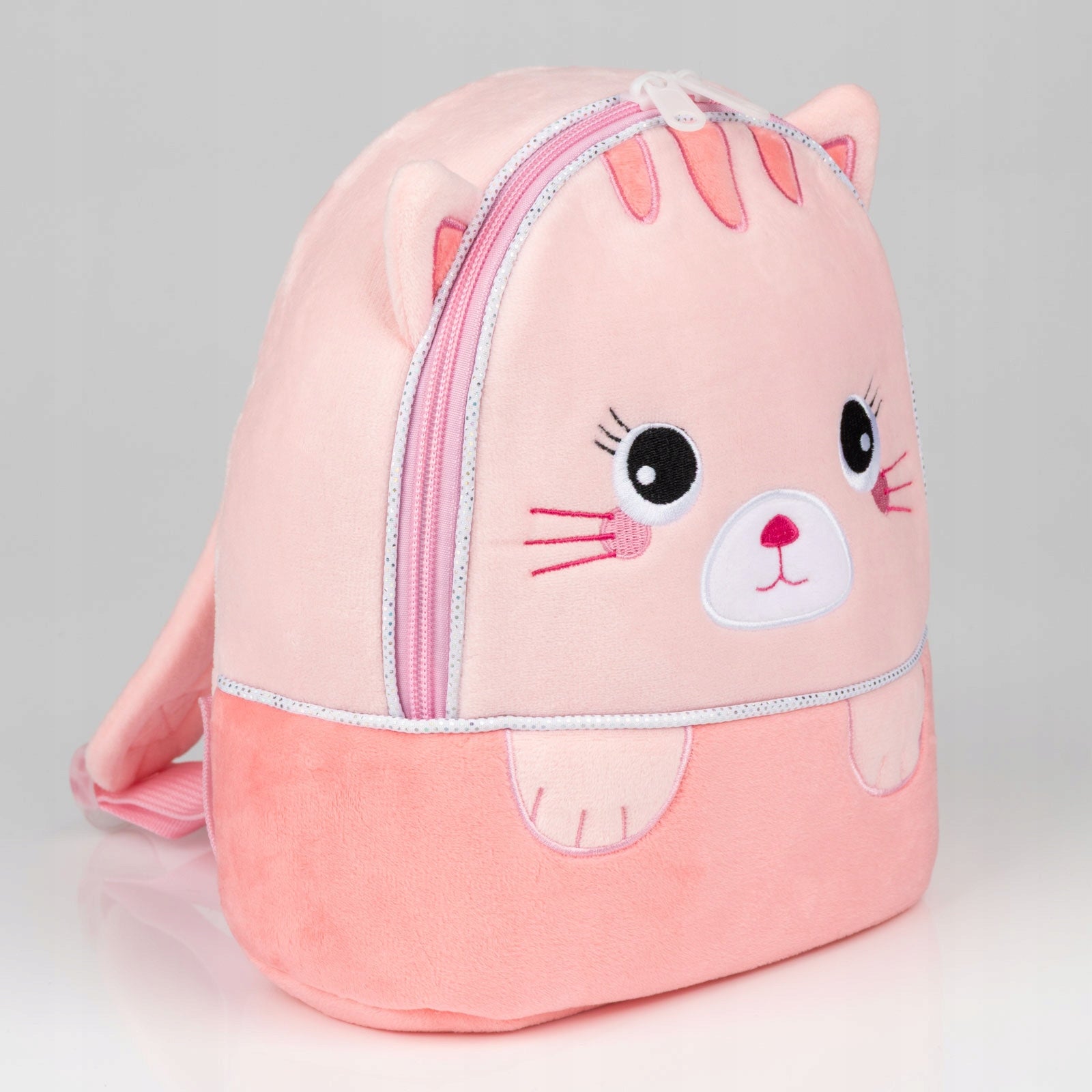 School BACKPACK for Girls Boy Preschooler Cat PLUSH Brand Alessio