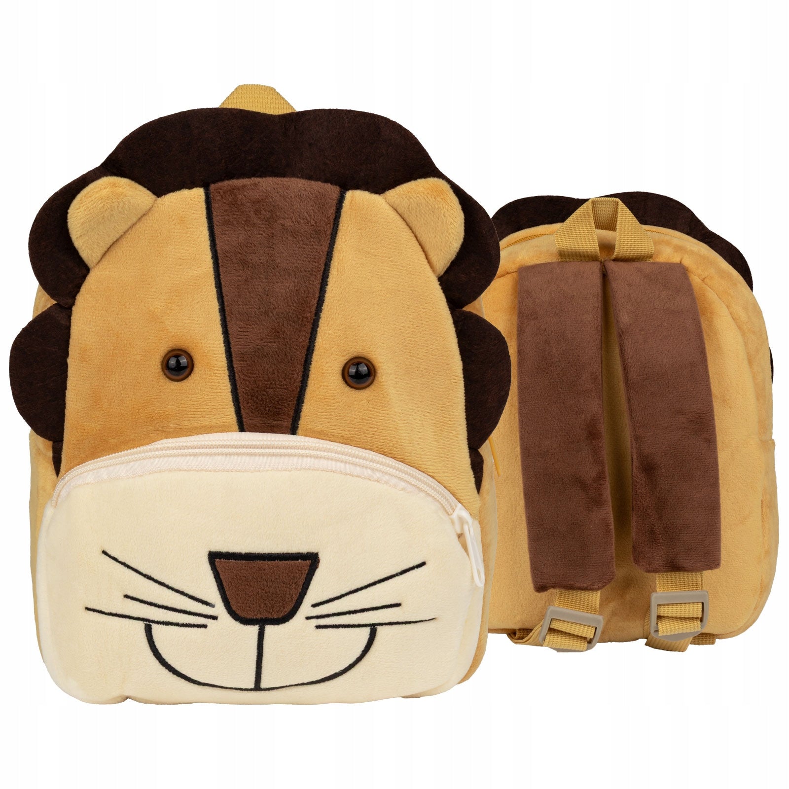 School BACKPACK for Girls Boy Preschooler Lion Plush