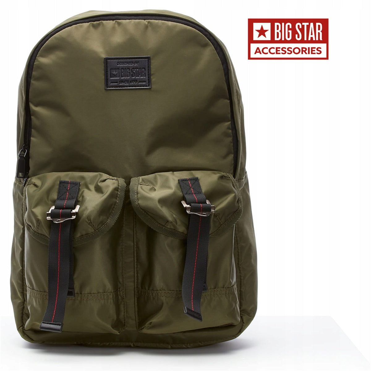 School Backpack Big Star Men's GG574179 Green Universal Stylish Brand Big Star
