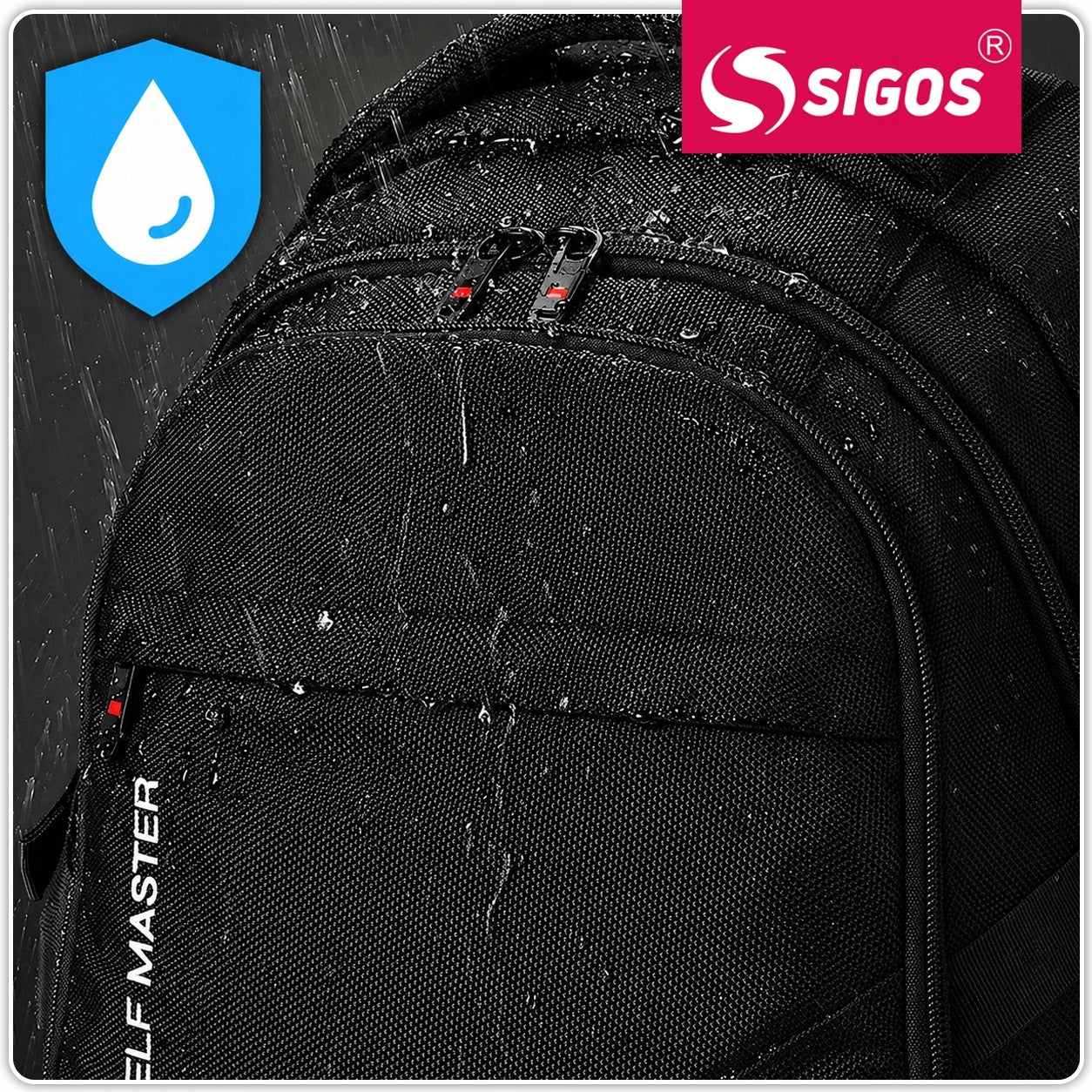 School Backpack Black Sports Youth Men's Hiking Spacious 30L Packaging status original