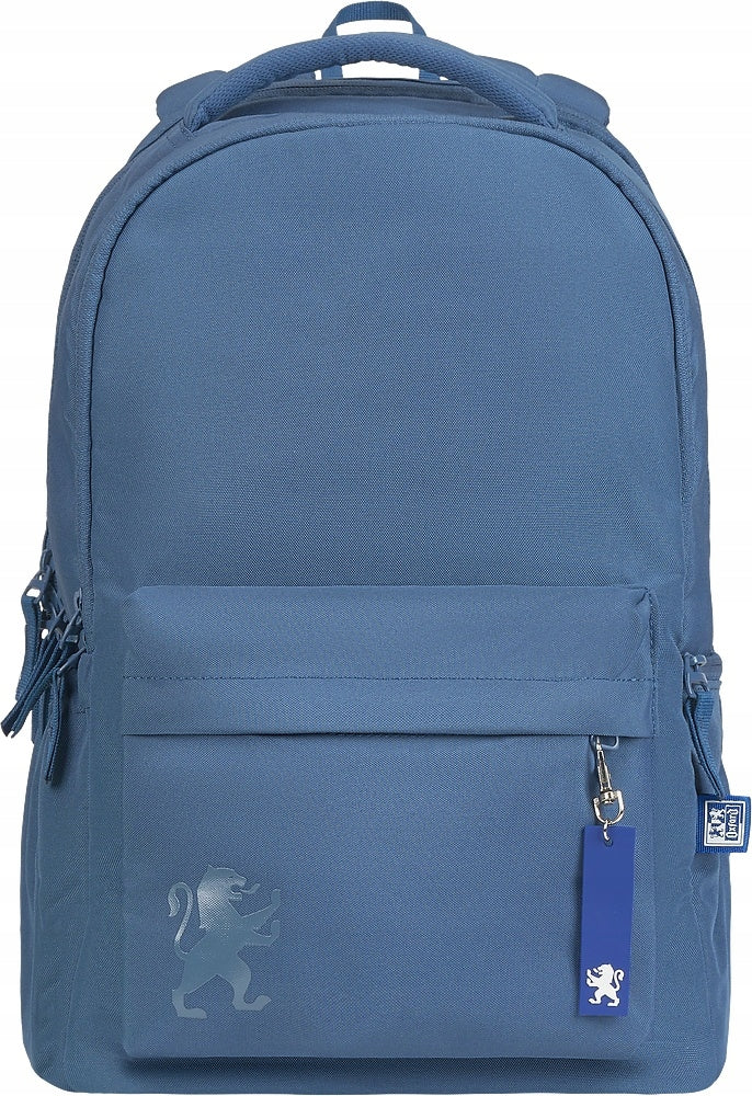 School Backpack Blue Jeans Oxford
