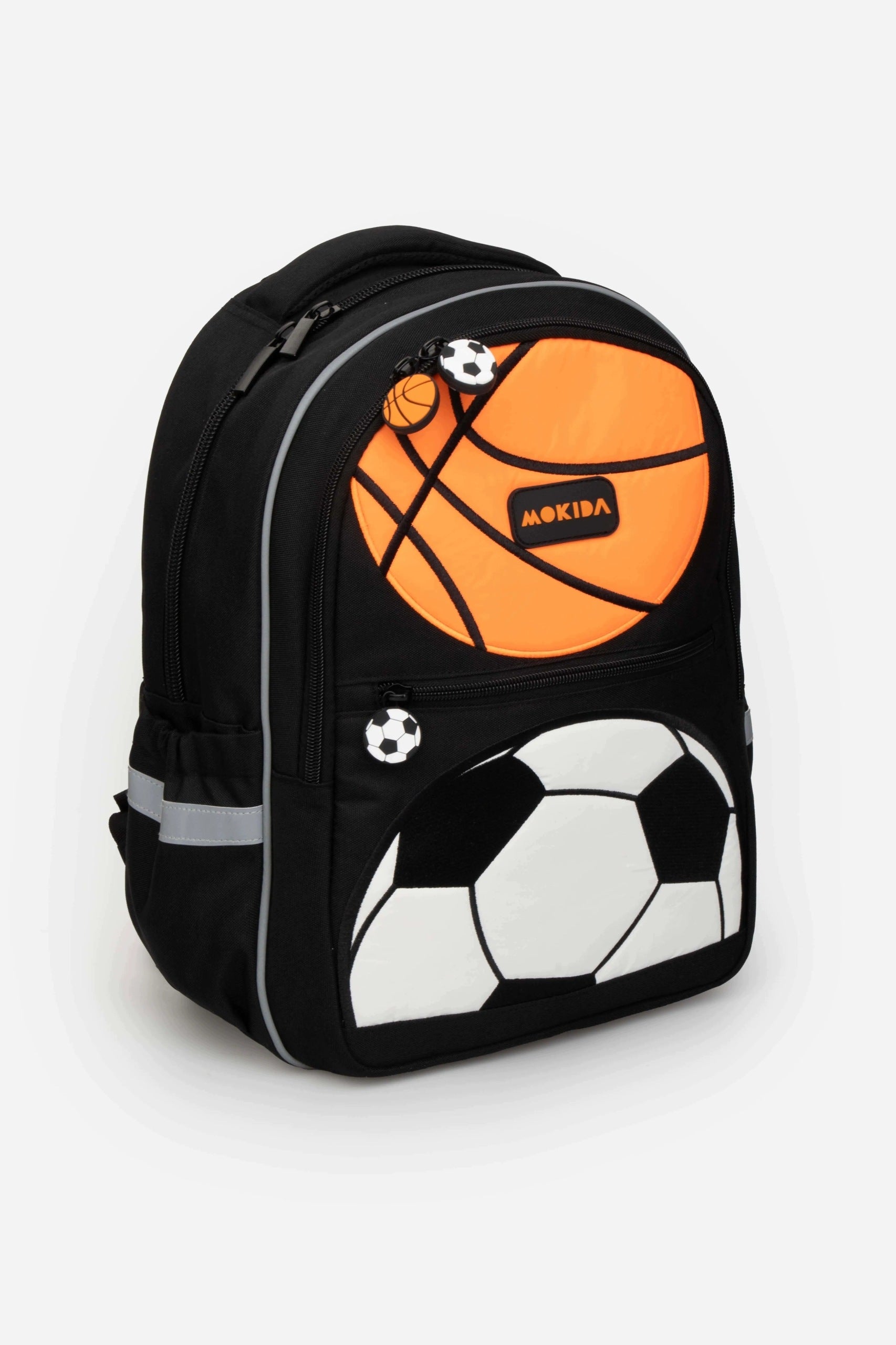 School Backpack Boys Two-chamber MVP Black 000 Mokida YMY