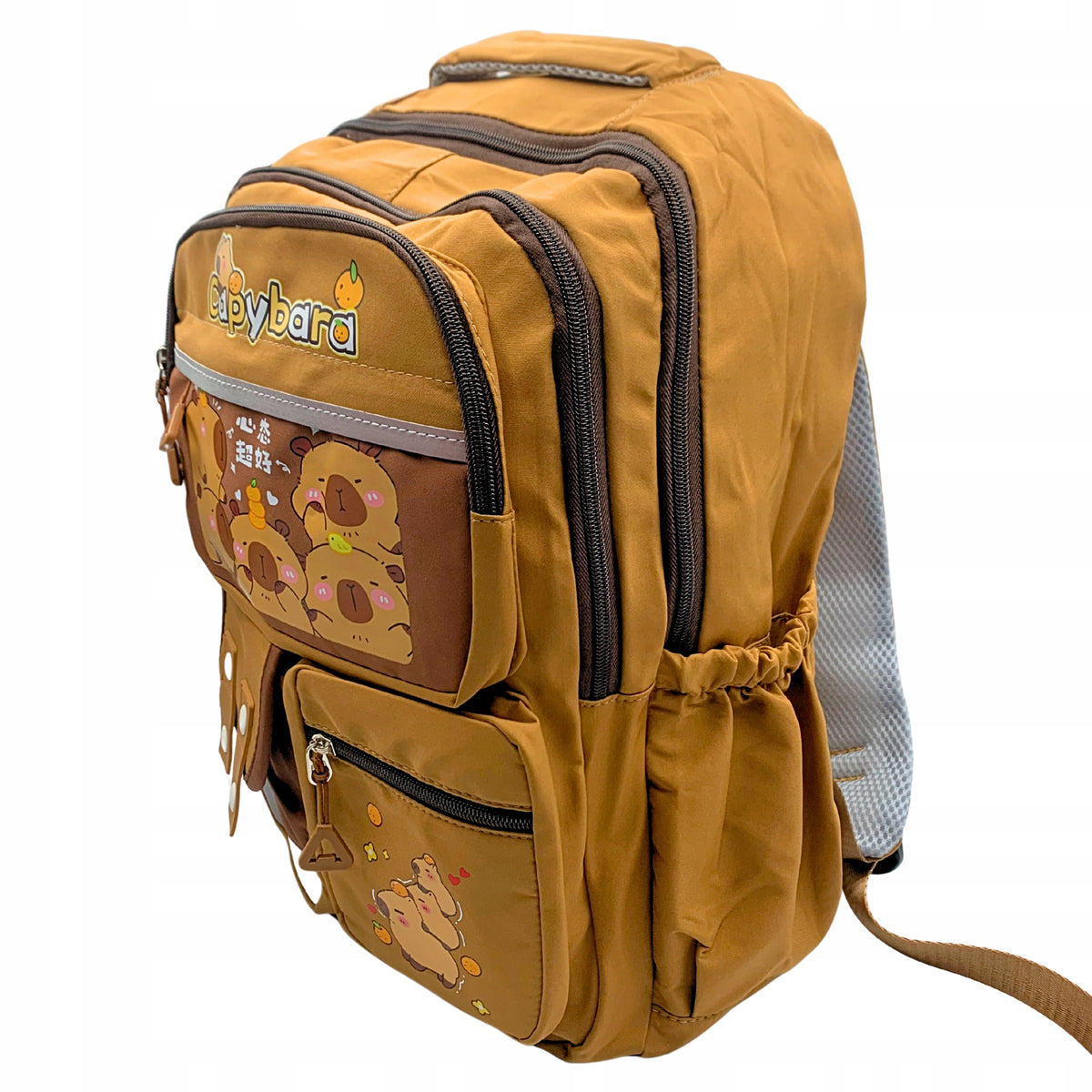 School Backpack Capybara Multi-Chamber Large For School Spacious Schoolbag Manufacturer code Tornister Szkolny Solidny Pojemny Podrózny