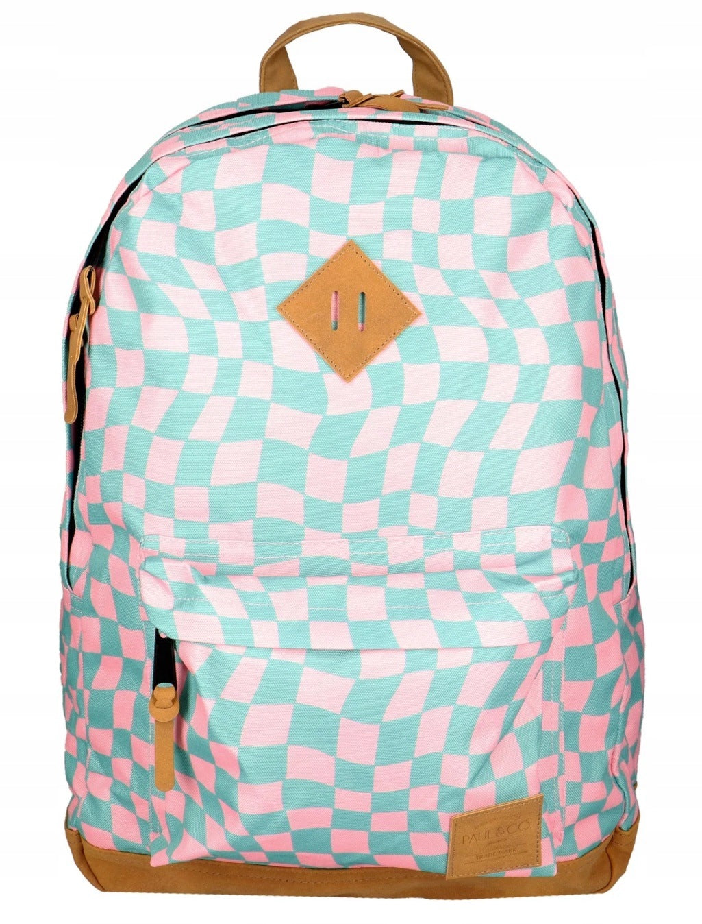 School Backpack Chessboard Green - Pink Incood Manufacturer code 0009-0169