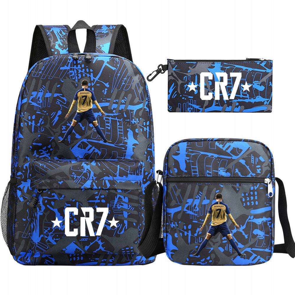 School Backpack Football Club Set - Backpack, Pencil Case, Bag 3-in-1 Style Manufacturer code 2025 modny plecak dla nastolatków i dzieci