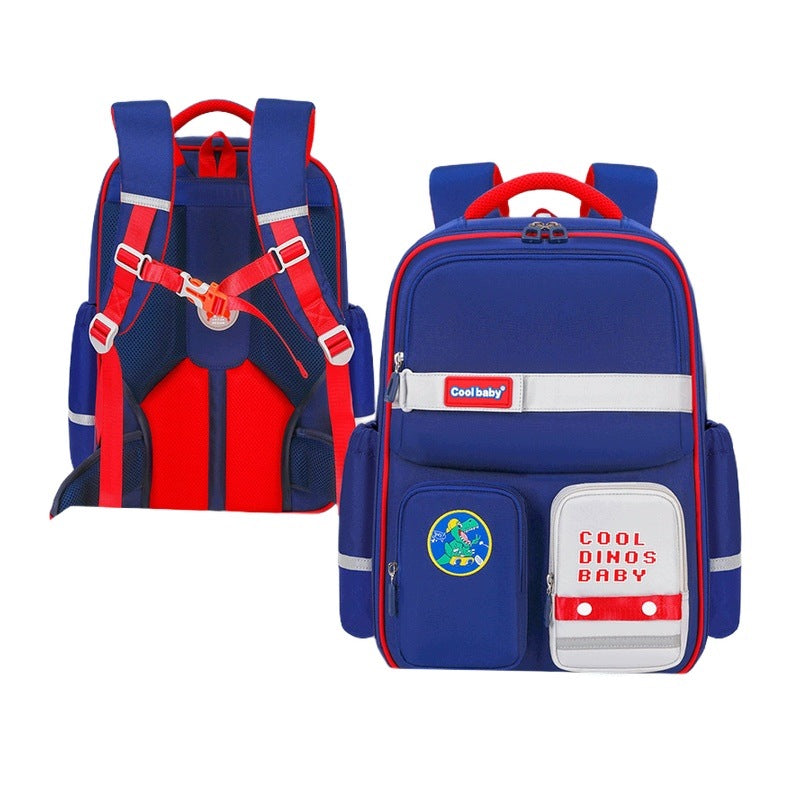 School Backpack For Boys And Girls 1-6 Class Large Capacity Without Weight