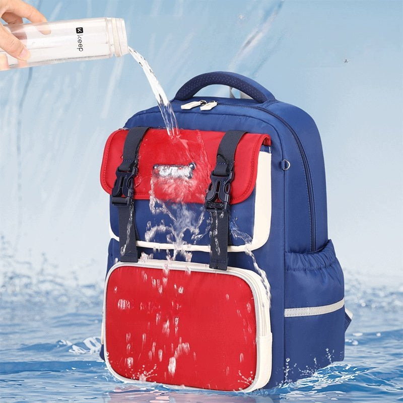School Backpack For Boys And Girls 3-6 Class Red Rich Lightweight Brand no brand
