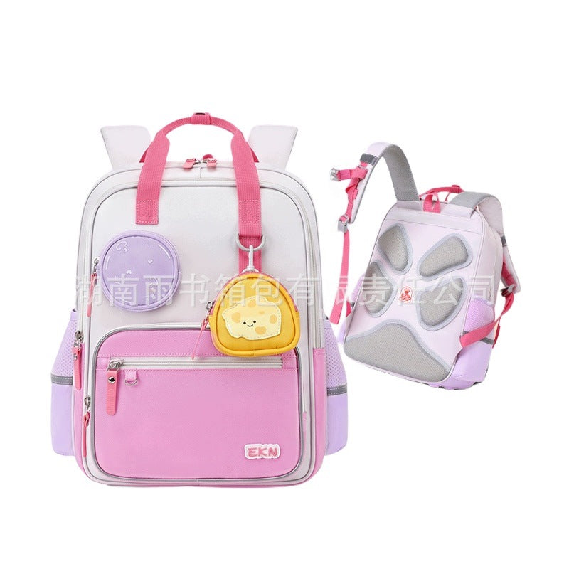 School Backpack For Boys And Girls Lightweight Relieving Large Capacity
