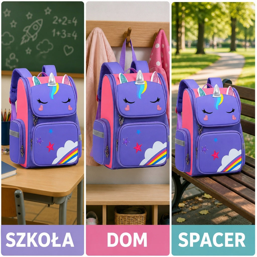 School Backpack For Girls Classes 1-3 Unicorn Schoolbag Manufacturer code 4054076592392