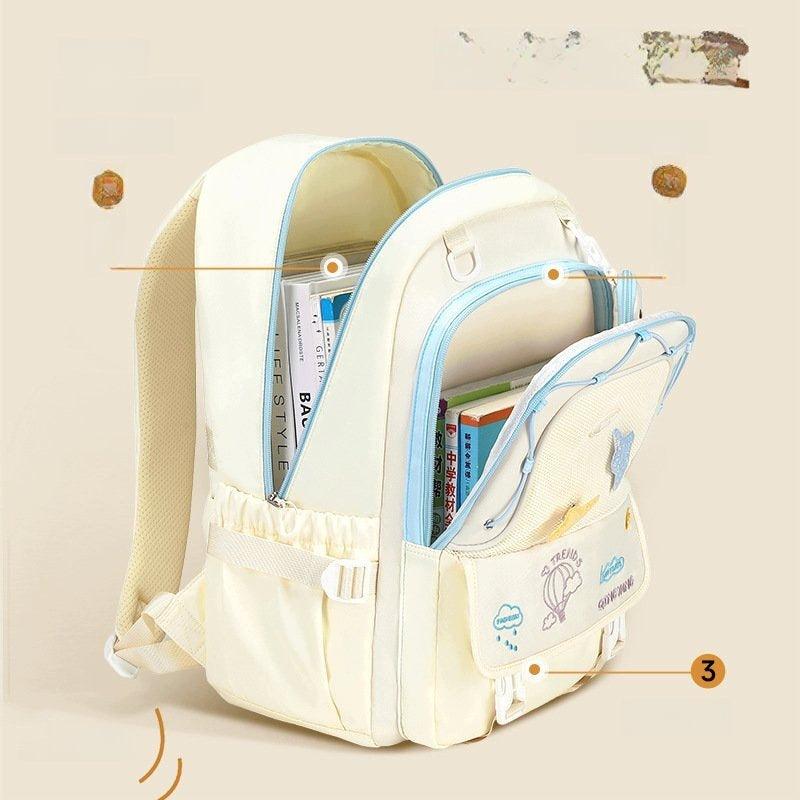 School Backpack For Girls Medium And Small School Purple Spacious Lightweight Brand no brand