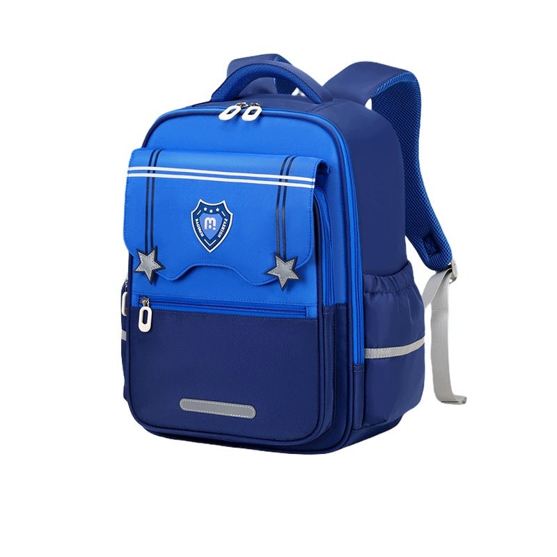 School Backpack For Kids Boys And Girls Blue Large Lightweight