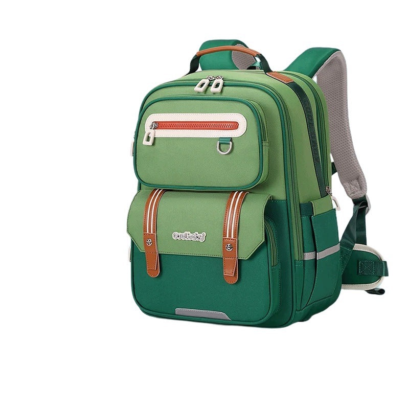 School Backpack For Kids Boys And Girls Green Sea Super