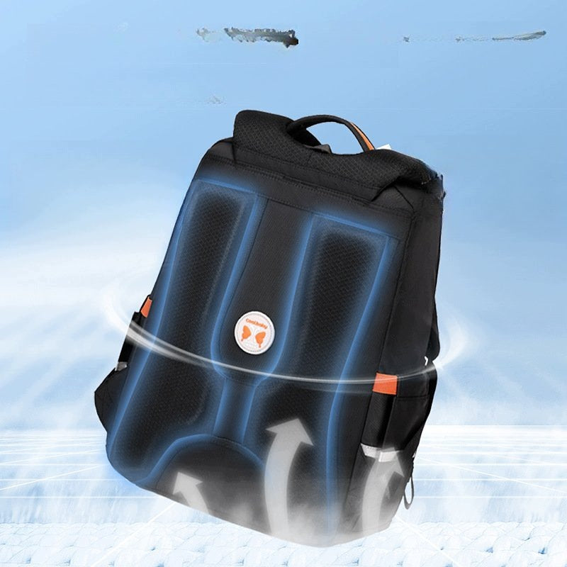 School Backpack For Students Medium And Higher Blue Large Capacity Brand no brand