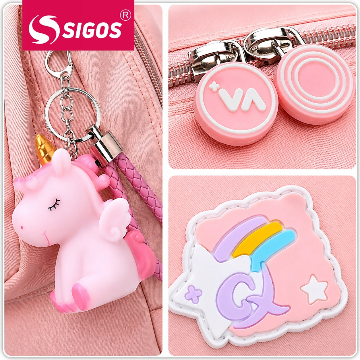 School Backpack Girls A4 Schoolbag Pink Waterproof Unicorn Manufacturer code Plecak Szkolny Tornister Unicorn