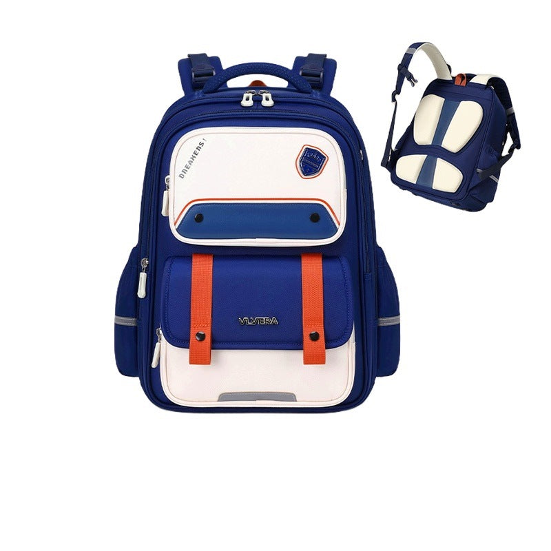 School Backpack Kids Boys Girls Blue Small Super Lightweight