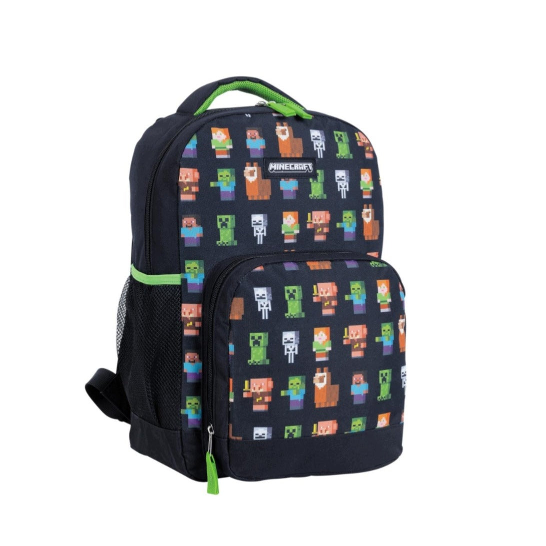 School Backpack MINECRAFT Lightweight Spacious 15L Durable Basic