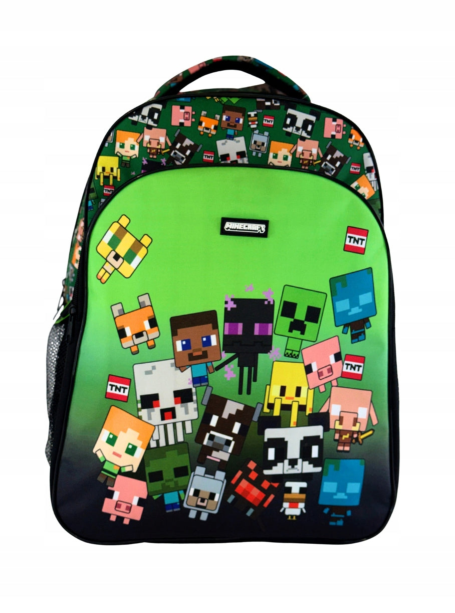 School Backpack Minecraft characters A4 Three-chamber 42x31x16cm Manufacturer code 481644