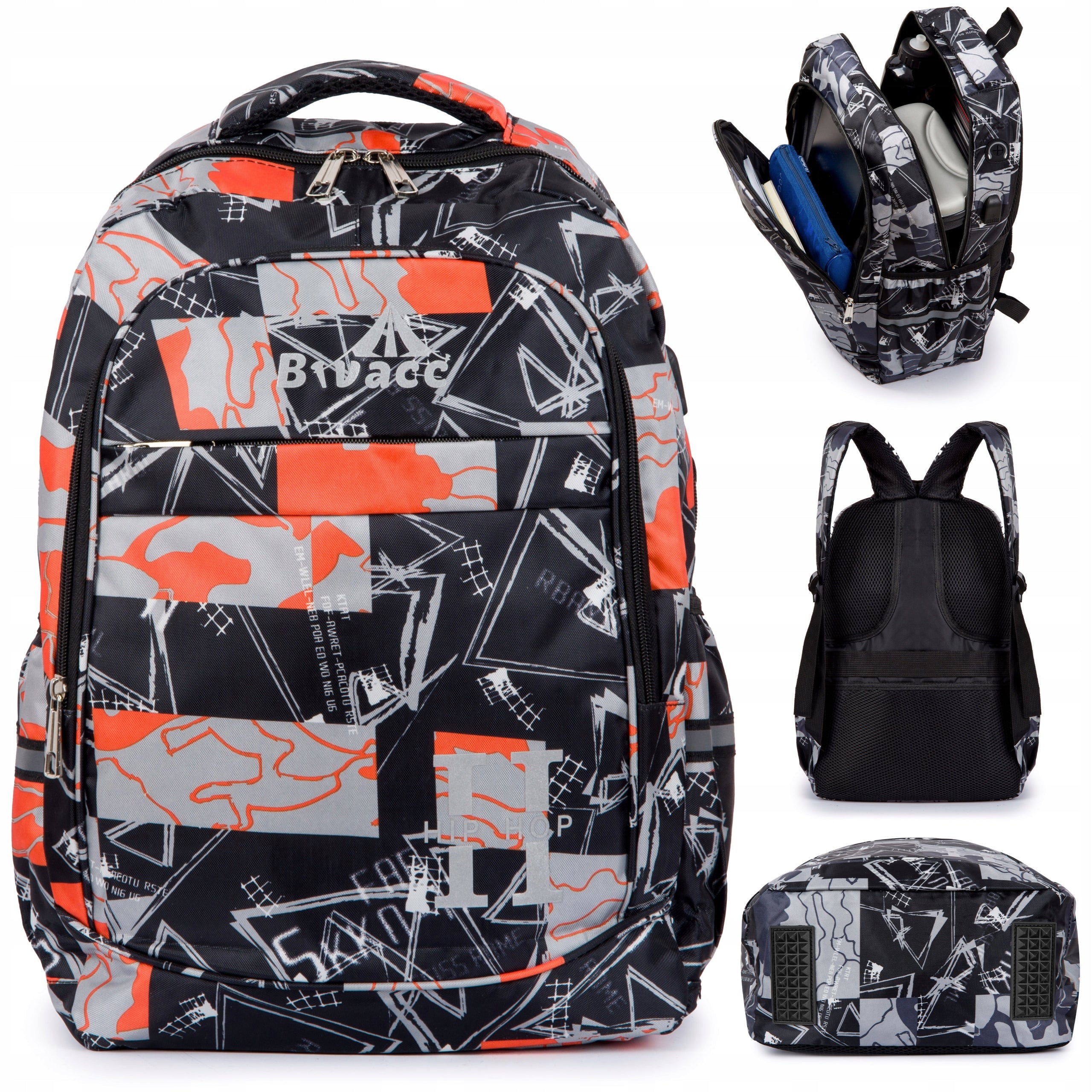School Backpack Modern Large Strong Durable Packing Multi-Chamber XXL