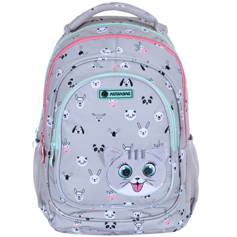 School Backpack Multi-chamber satchel ASTRABAG KITTY THE CUTE, AB330 EAN (GTIN) 5901137196633