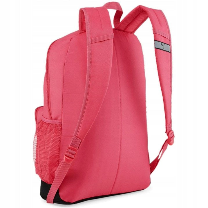 School Backpack PUMA Patch Pink Patches Laptop Brand Puma