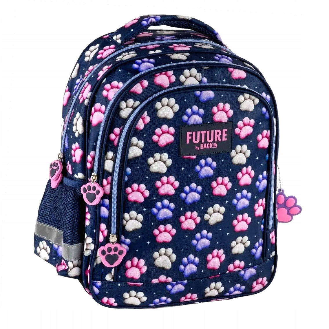 School Backpack Paws BackUP DERFORM Girls' 2 Ergonomic Chambers 38cm Manufacturer code plecak apki derform
