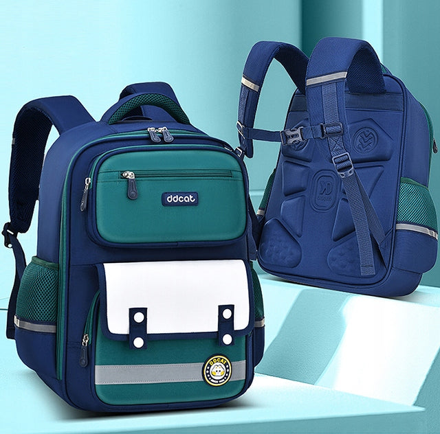 School Backpack Satchel Organizer Strong Spacious + Shoe Bag Packaging status original