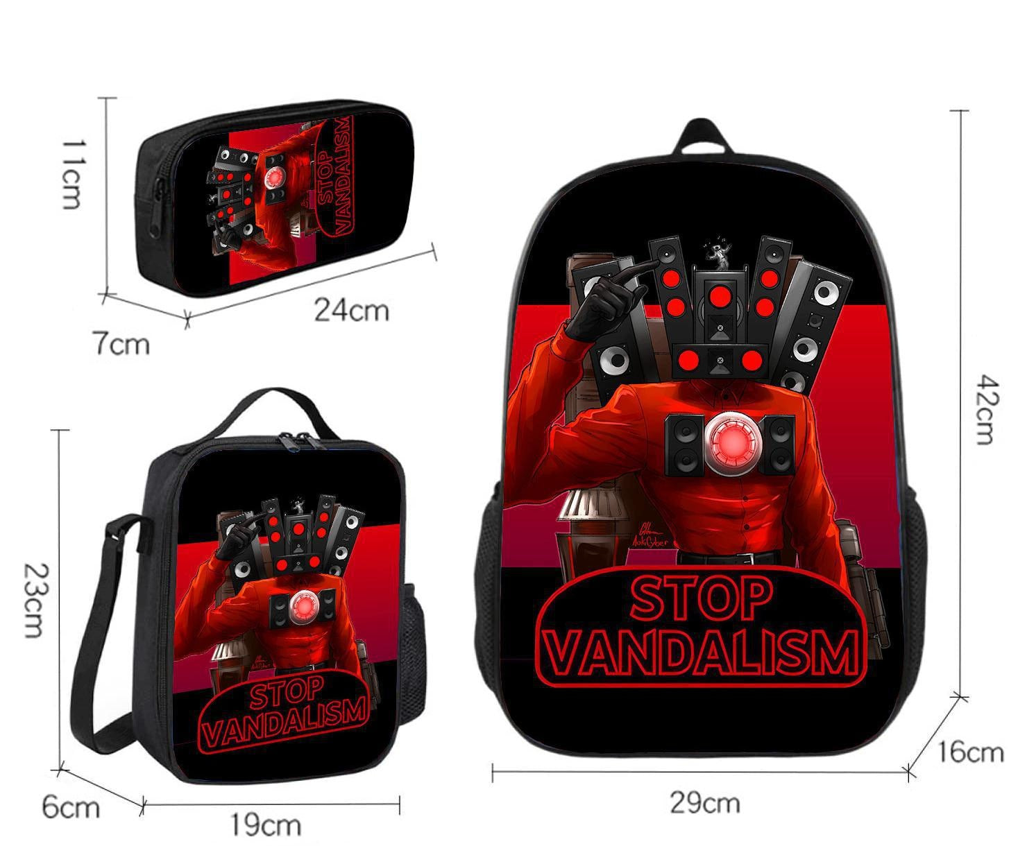 School Backpack Soccer Club Backpack Set: 3-in-1 Lunch Bag and Pencil Case Manufacturer code 6900908849012