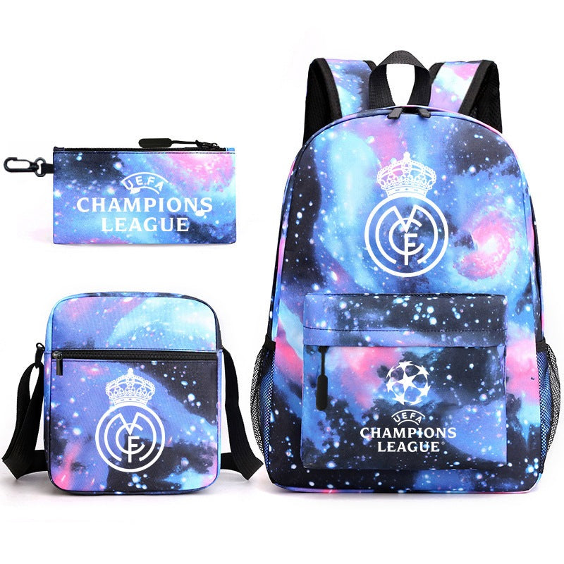School Backpack Soccer Club Backpack Set: 3-in-1 Lunch Bag and Pencil Case Manufacturer code 6900908849074