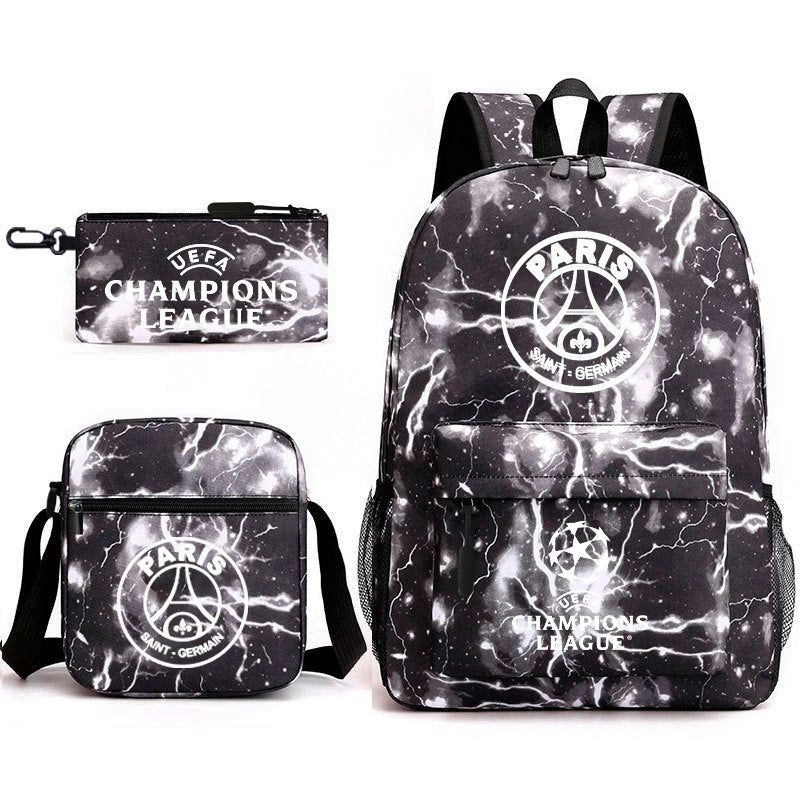 School Backpack Soccer Club Backpack Set: 3-in-1 Lunch Bag and Pencil Case Manufacturer code 6900908849098
