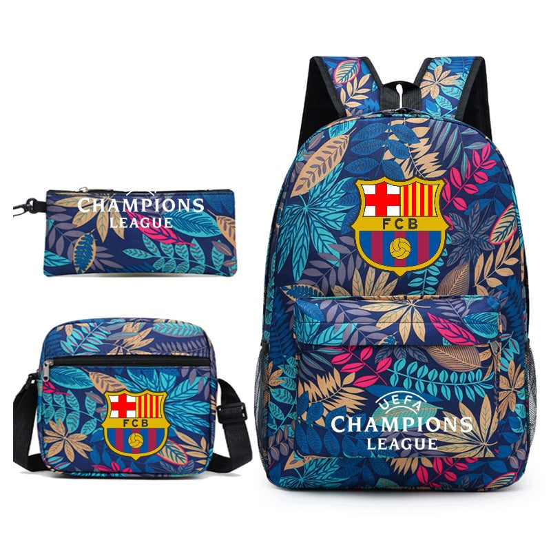 School Backpack Soccer Club Backpack Set: 3-in-1 Lunch Bag and Pencil Case Manufacturer code 6900908849111