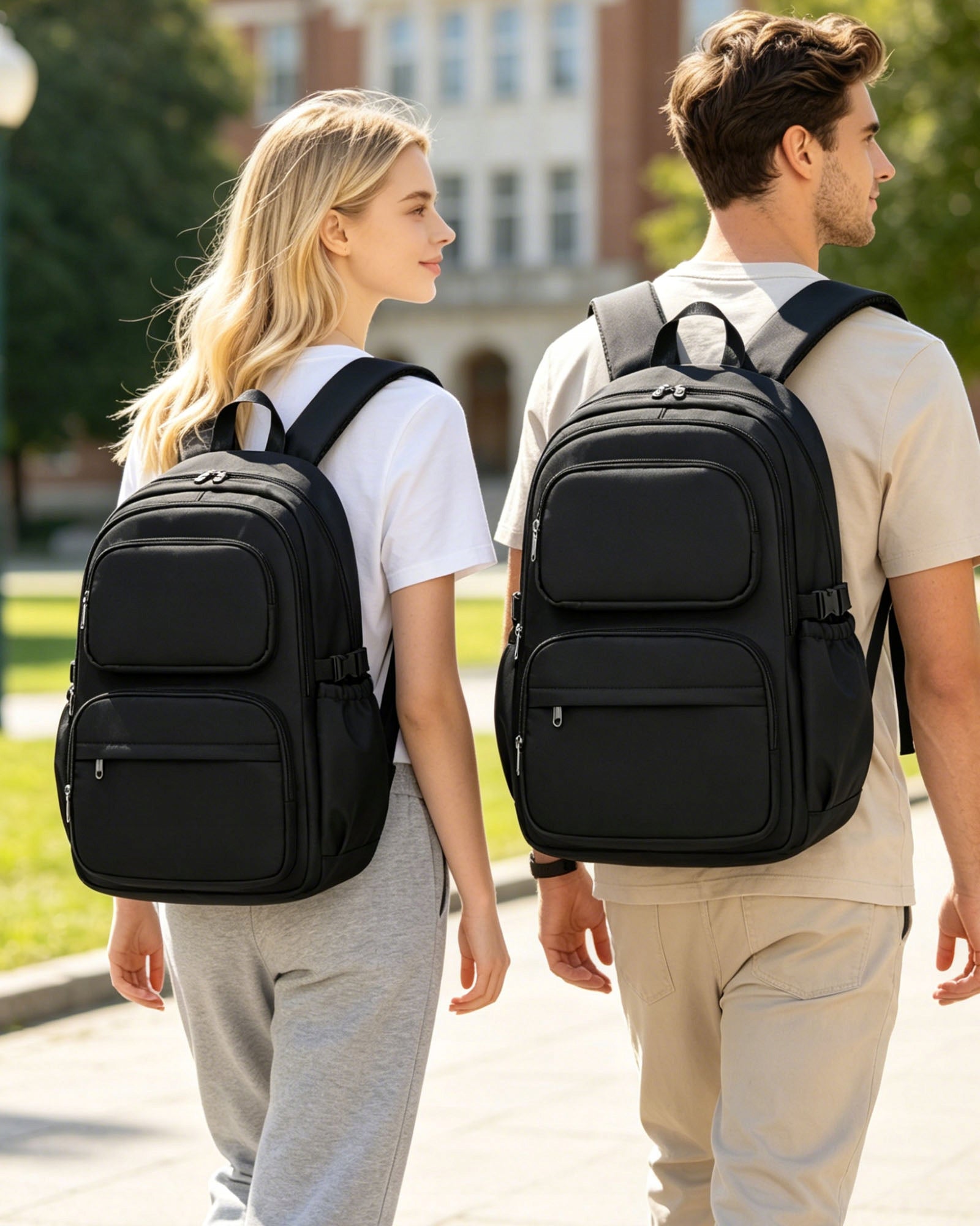 School Backpack Teen Girls boy A4 Large Capacity Laptop Backpack 15.6 inch Brand no brand