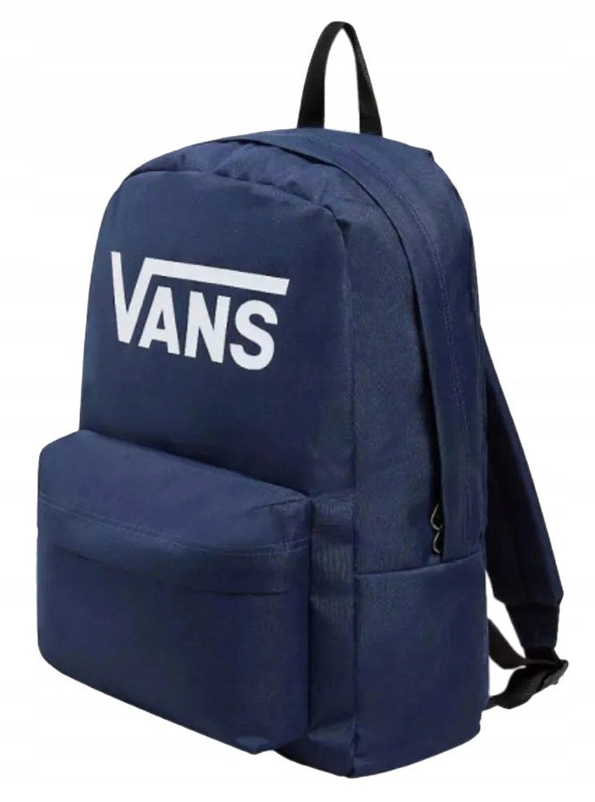 School Backpack VANS OLD SKOOL PRINT Sports 22L navy blue Brand Vans