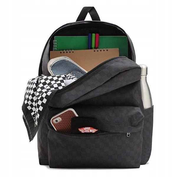 School Backpack Vans OLD SKOOL Check Sports Checkerboard Brand Vans