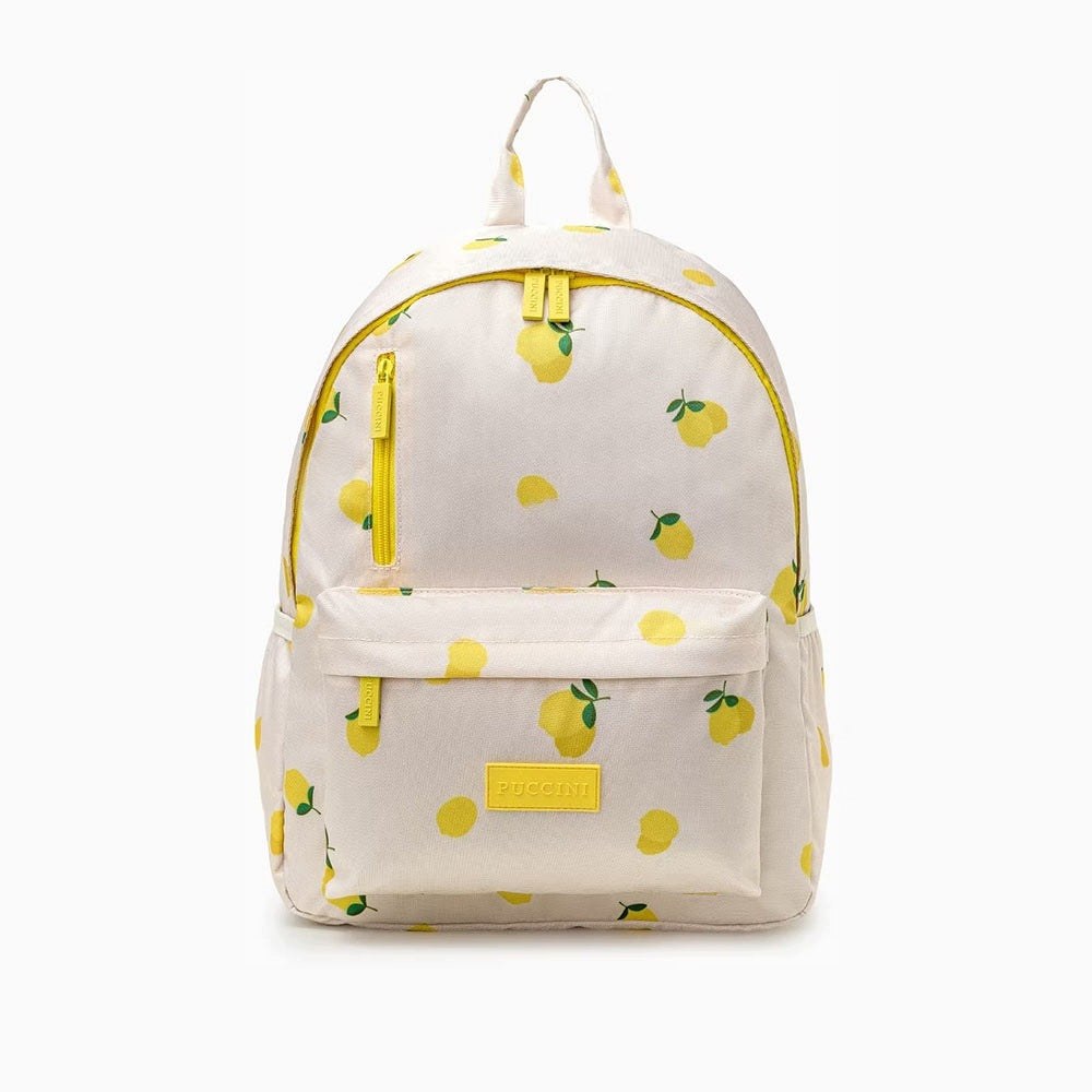 School Backpack Youth In Lemons PM63010-MIX Brand PUCCINI