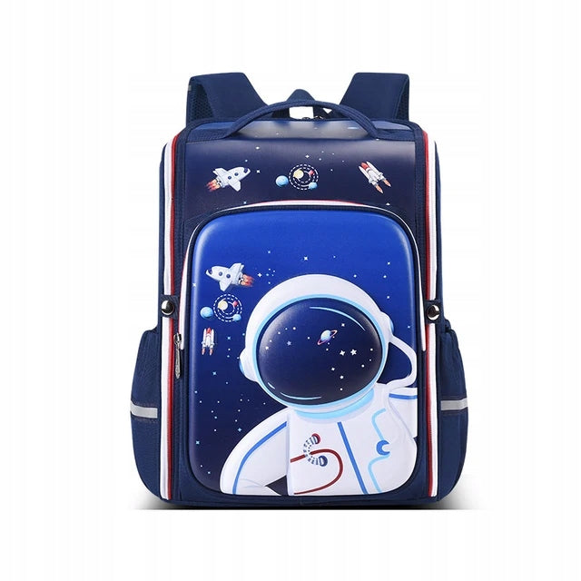 School Backpack for Boy 3D ASTRONAUT CITY SATCHEL FOR SCHOOL Brand no brand