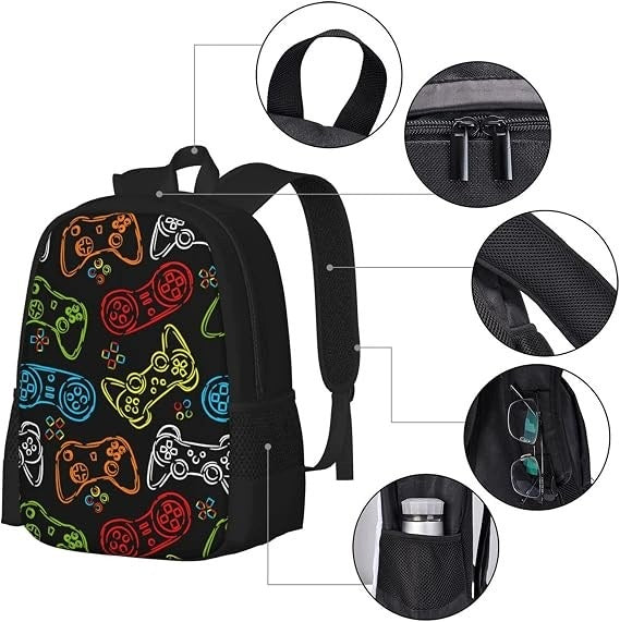 School Backpack for Boy Youth Schoolbag Game Pad for Player Manufacturer code Plecak Tornister game pady dla chłopca gracza