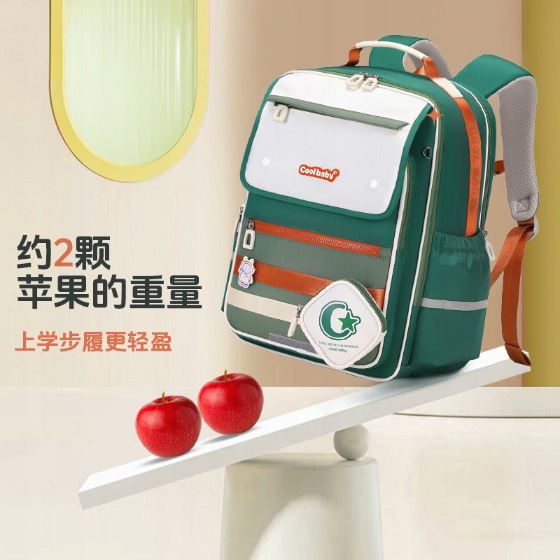 School Backpack for Boys and Girls Blue-Red Large With Brand no brand