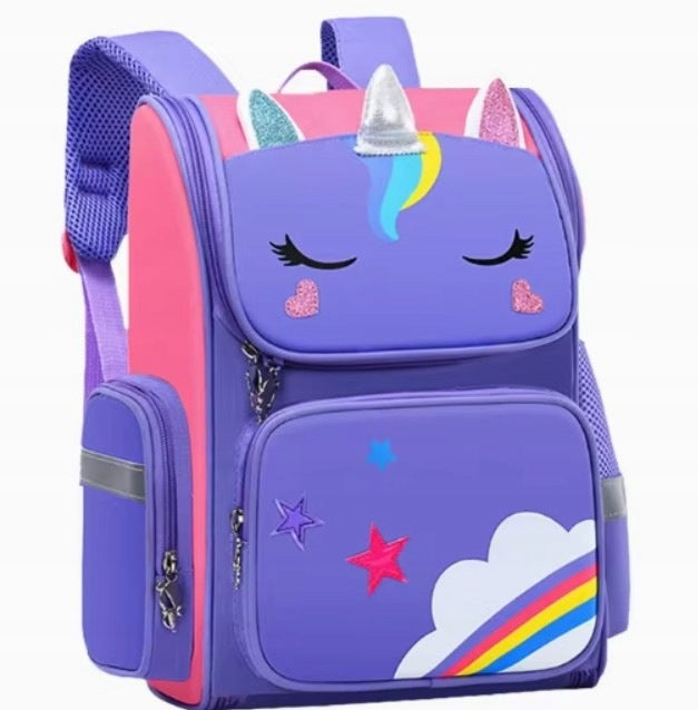 School Backpack for Girls Schoolbag for Class 1 3 Unicorn Manufacturer code Plecak dla dziewczynki Tornister Unicorn pink