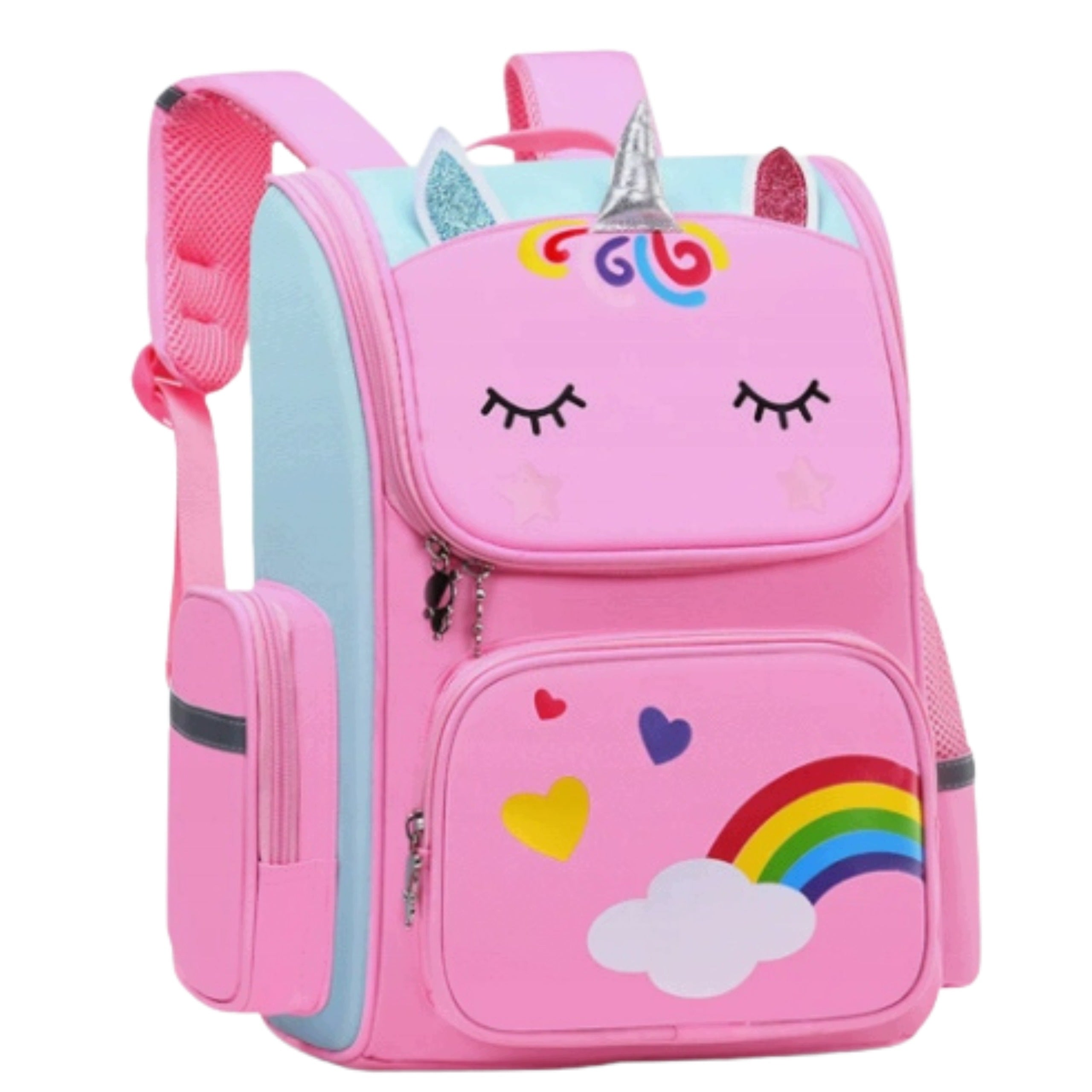 School Backpack for Girls Schoolbag for Class 1 3 Unicorn
