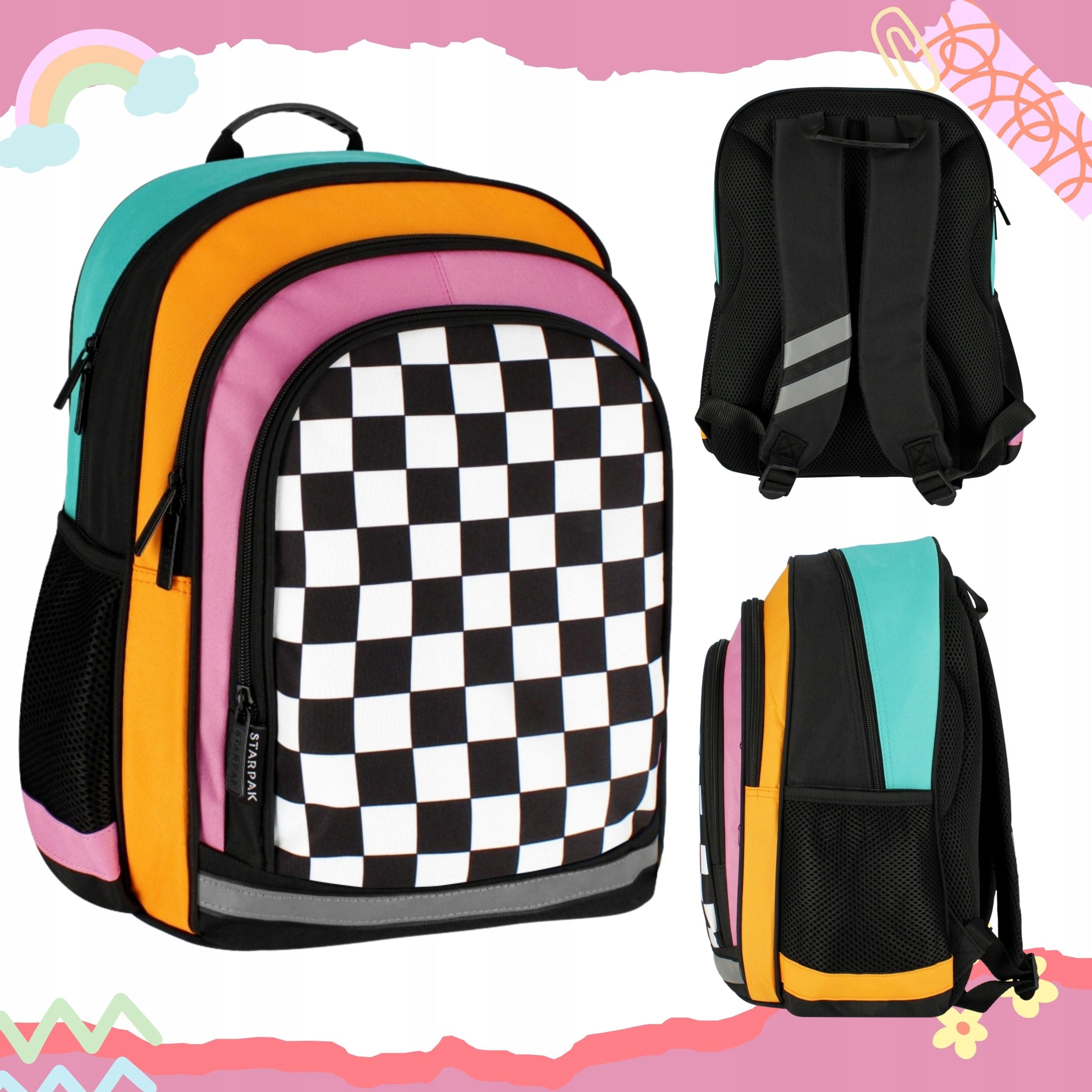 School Backpack for Girls for Trip Pink Children's Day Gift Packaging status original