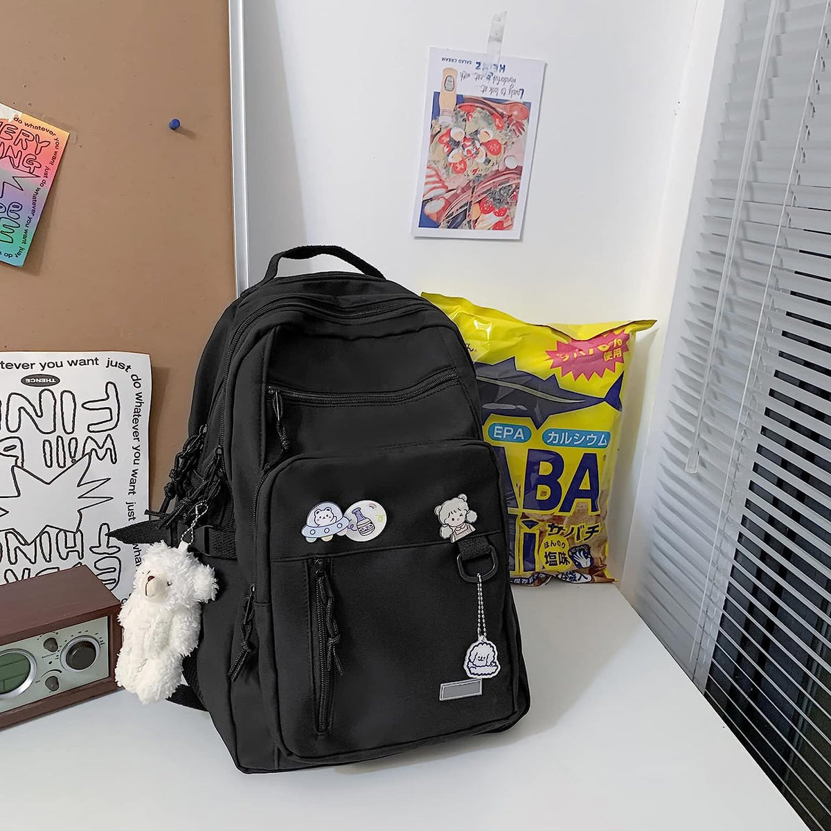 School Bag Cute Bear Backpack Oxford Laptop Girls Travel Multi Manufacturer code dfgdfgjfehad