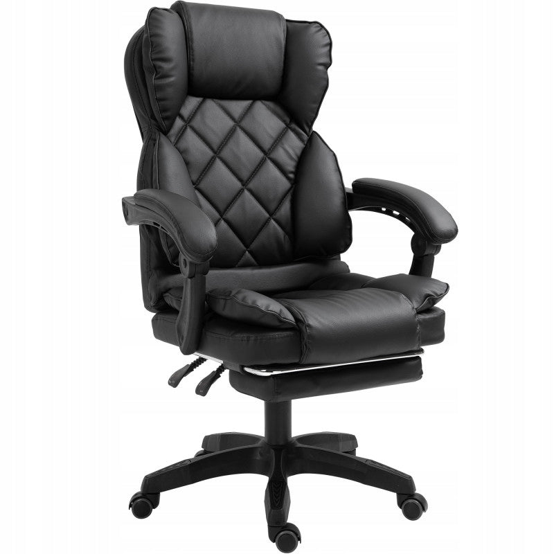 School Chair Swivel Chef Chair Under Desk Footrest Black Packaging status original