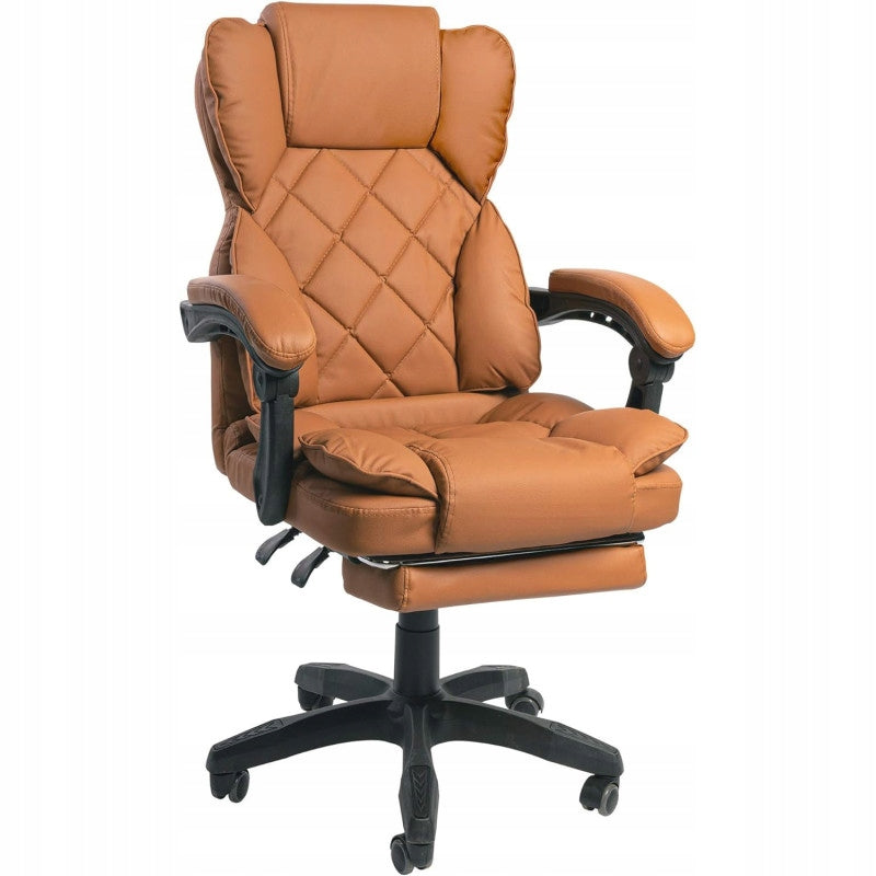 School Chair Swivel Desk Chair Footrest Light Brown Packaging status original