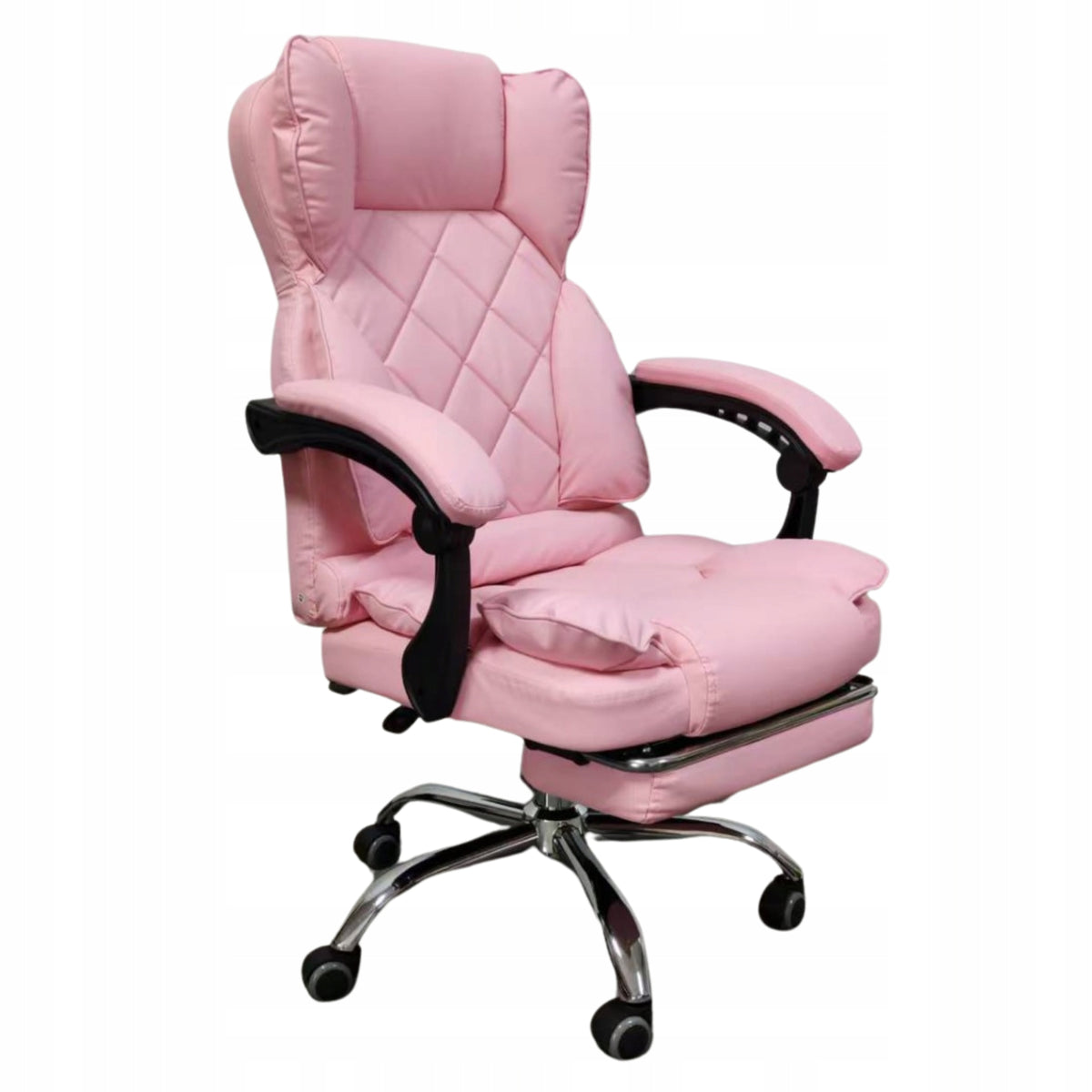 School Chair Swivel Desk Chair Footrest Pink Manufacturer code 818-2