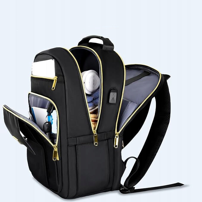 School Laptop Backpack Hand Luggage USB Waterproof Nylon 18 Pockets Manufacturer code 5201912013262
