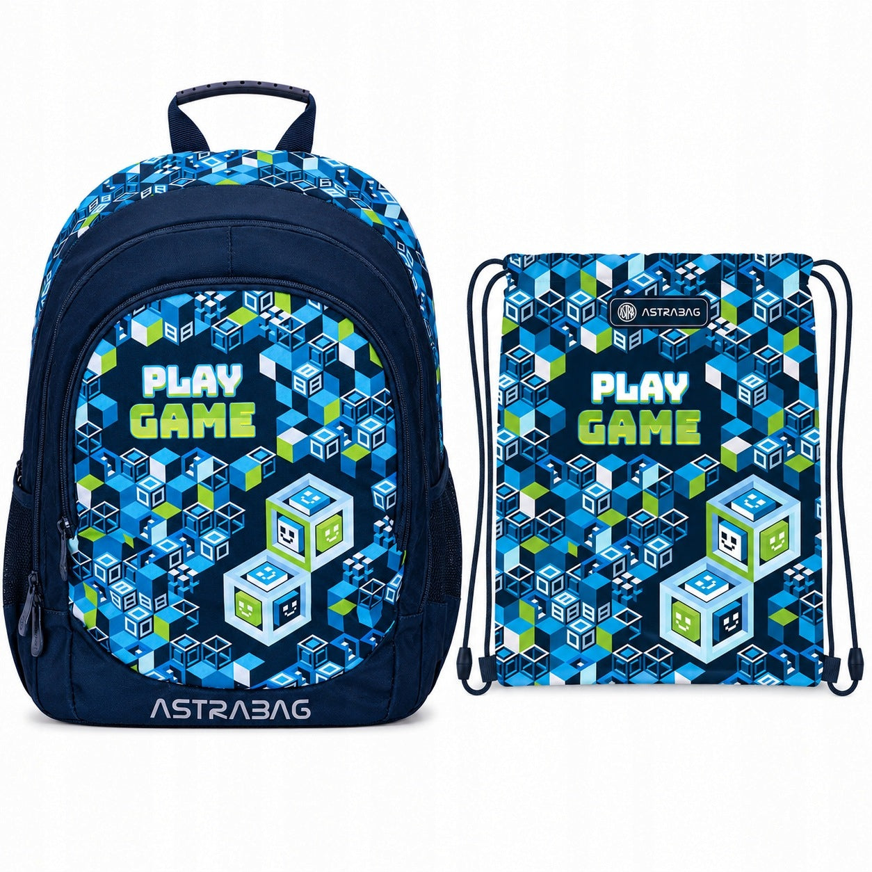 School Set Backpack Bag ASTRABAG For Boy Gaming Gamepad Console