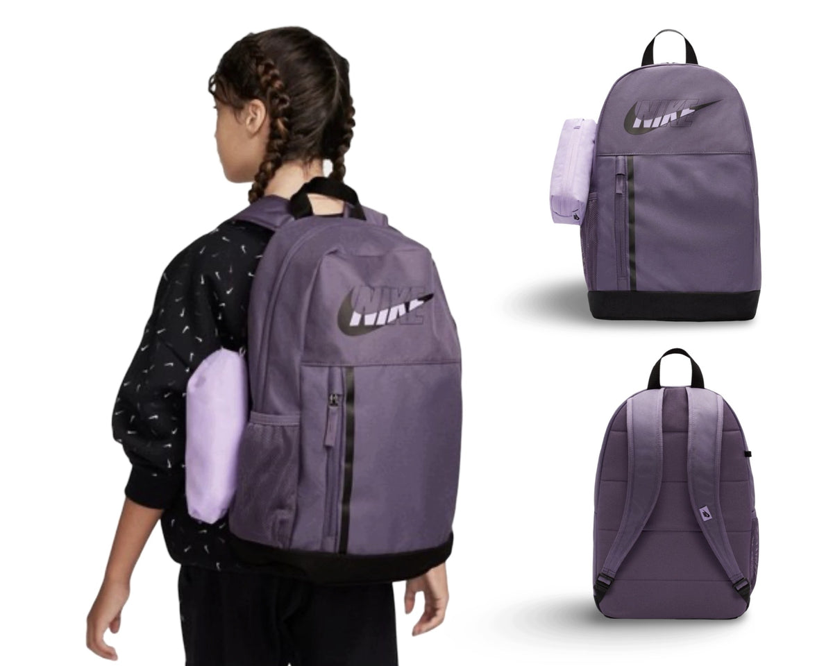 School Set Backpack Nike ELEMENTAL + Pencil Case Nike DO6737-553 purple 20L